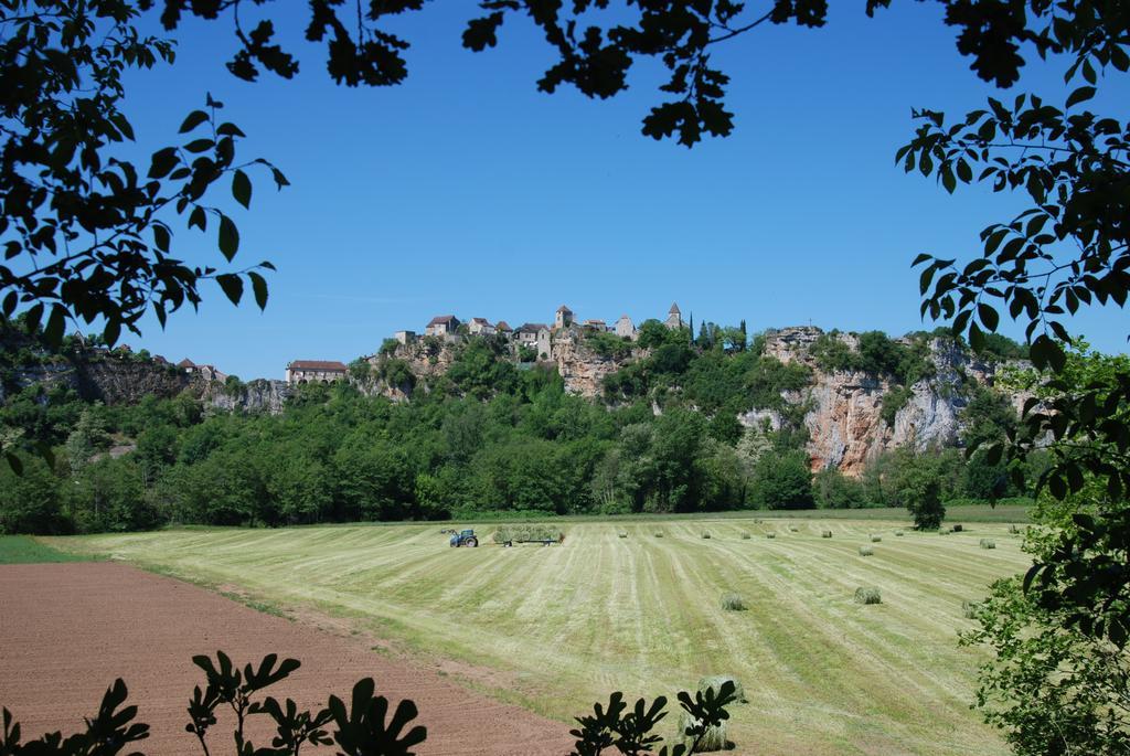 Camping De La Bonnette Caylus Bagian luar foto